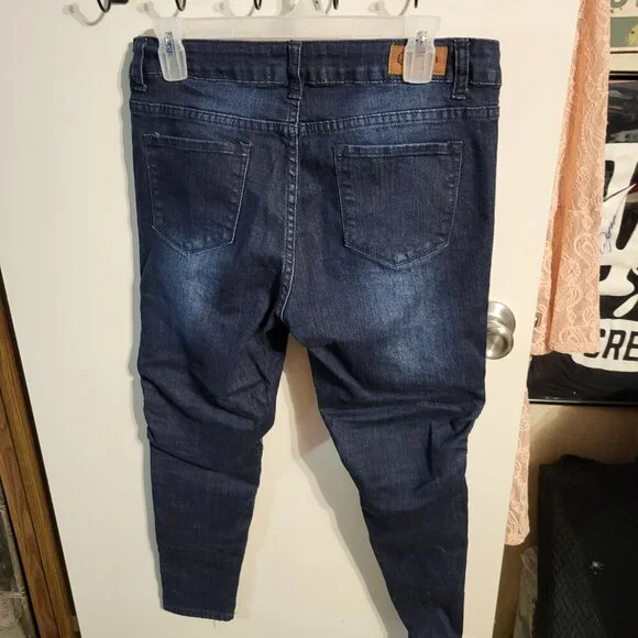 L&B LUCKY & BLESSED STACKED SKINNY JEANS SZ 10 NWT - Picture 2 of 6